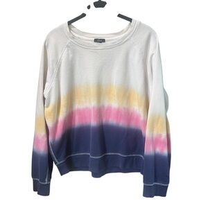 Rails Multicolor Tie-Dye‎ Theo Sunrise Sweatshirt Size Medium